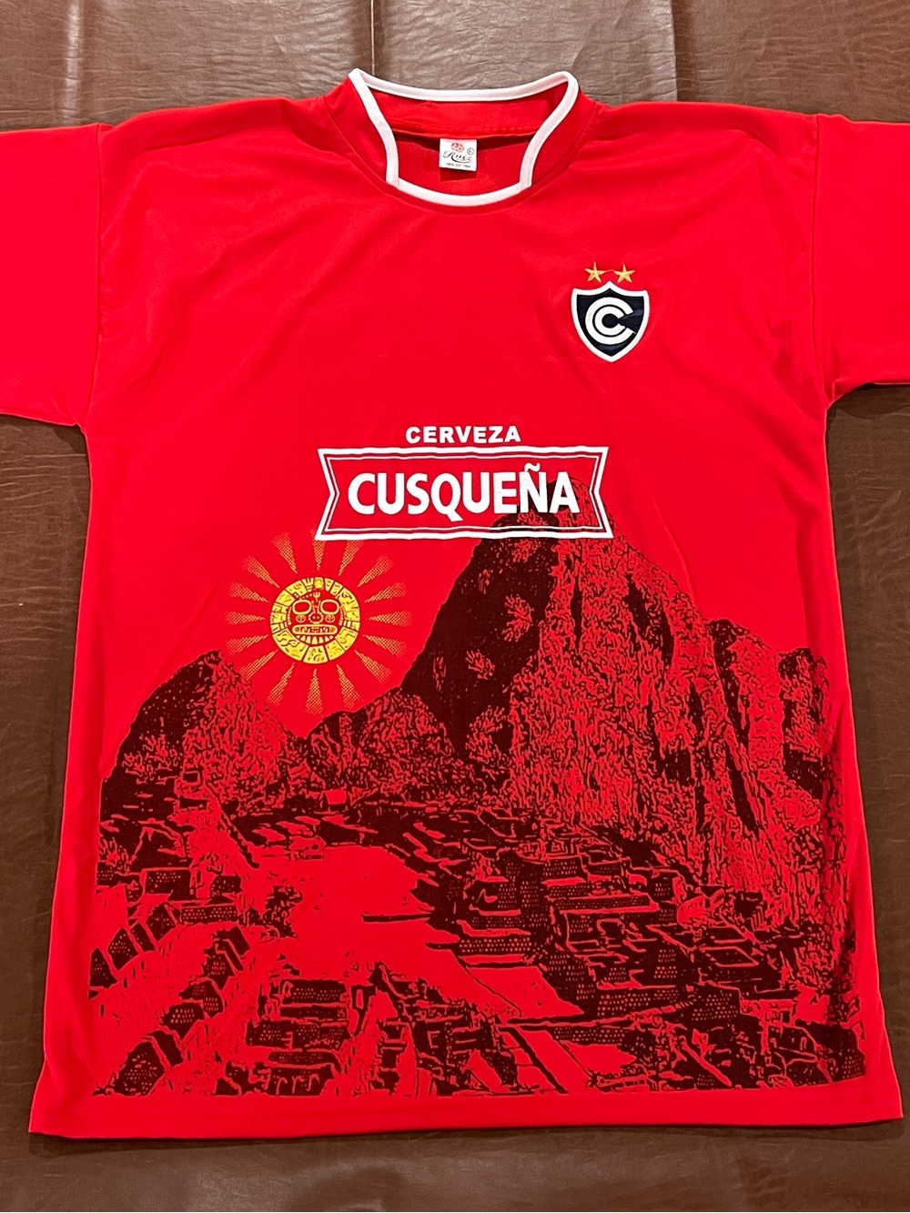Peru Rail Cusquena Walon Soccer Futbol Jersey - Size XL (Fit Large)